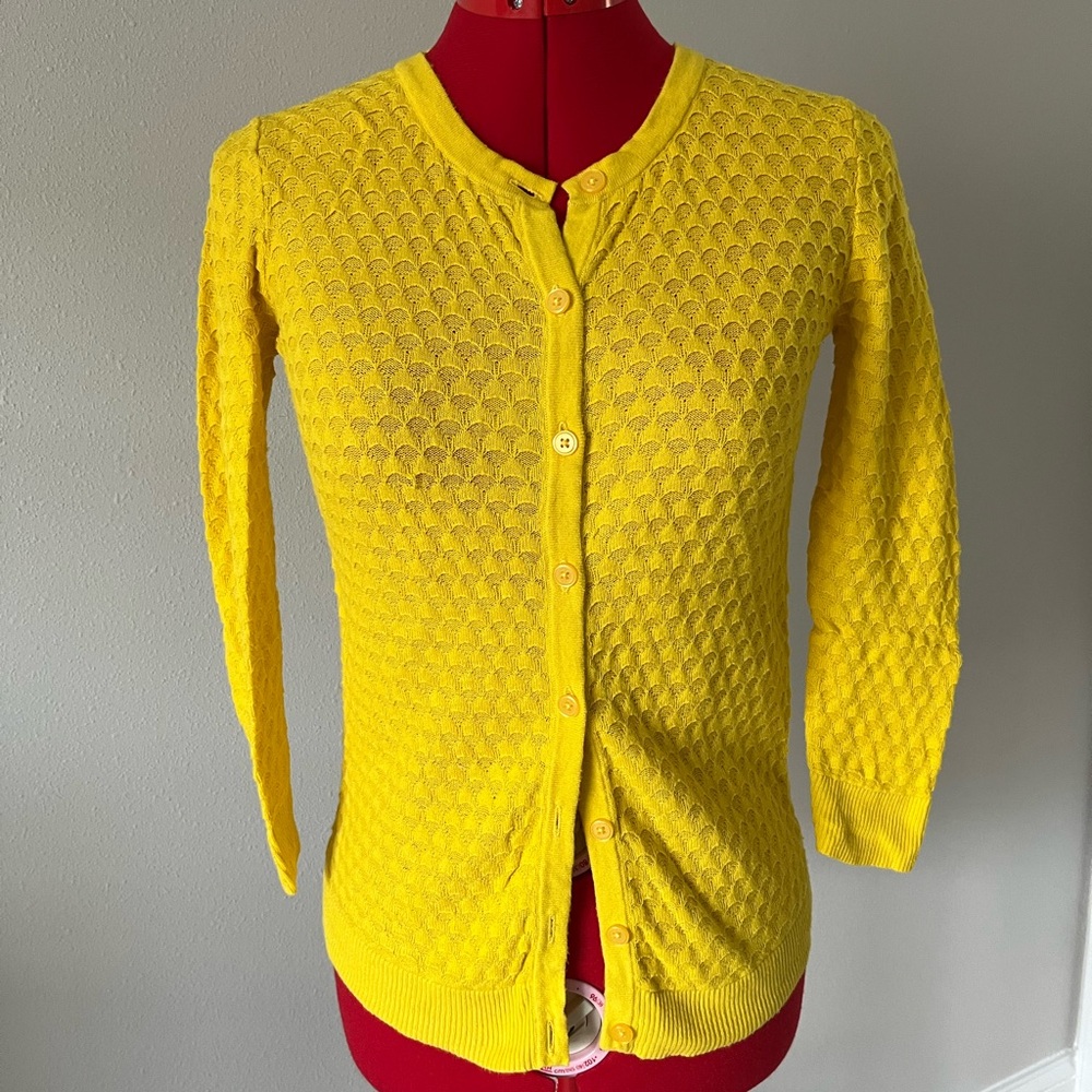 Yellow Merona Cardigan
